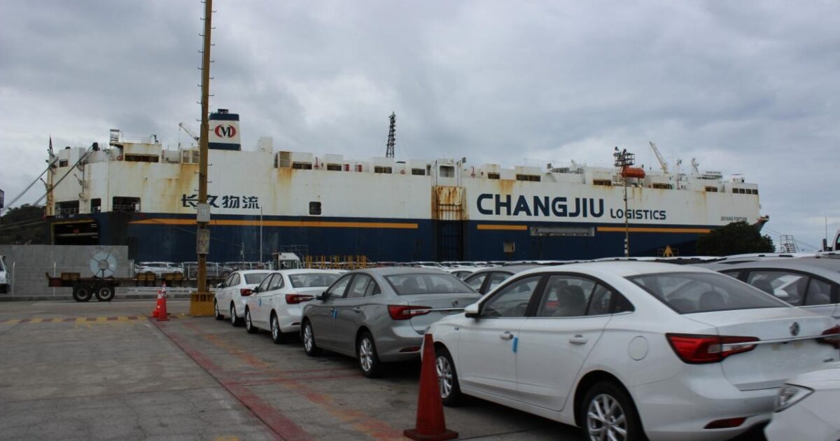 Le fret dans les ports de voitures augmente à Mazatlán