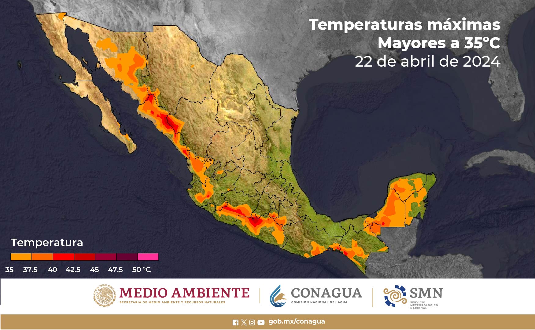 Clima Sinaloa 22 de abril: se prevé hasta 40°C
