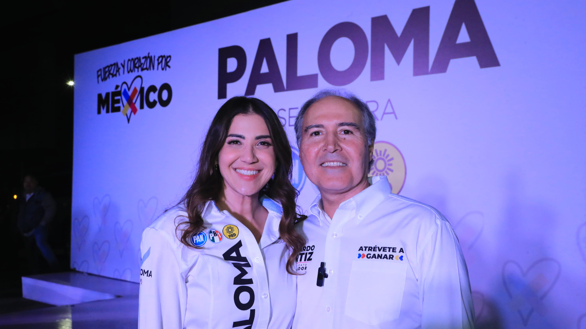 Paloma Sánchez y Eduardo Ortiz van por el Senado a través de la coalición Fuerza y Corazón por México