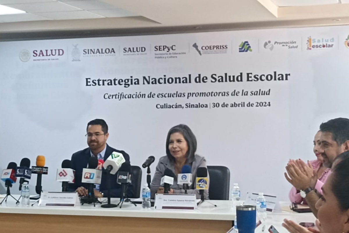 Certifican escuelas promotoras de la salud.