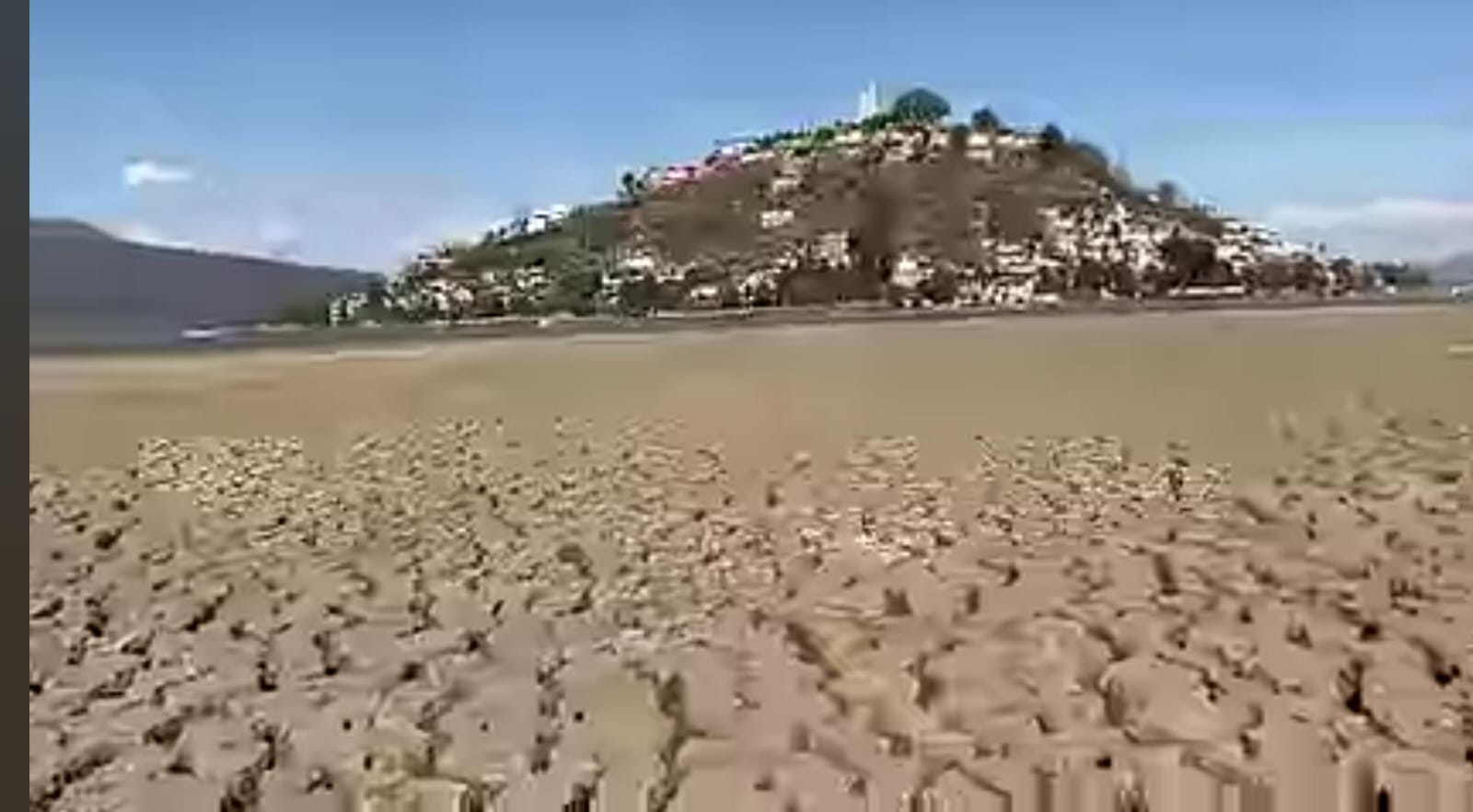 Se seca el Lago de Pátzcuaro en Michoacán