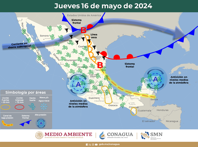 Clima Sinaloa 16 de mayo: se espera calor extremo