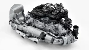 Porsche 911 Hybrid sistema de propulsión motor, turbo