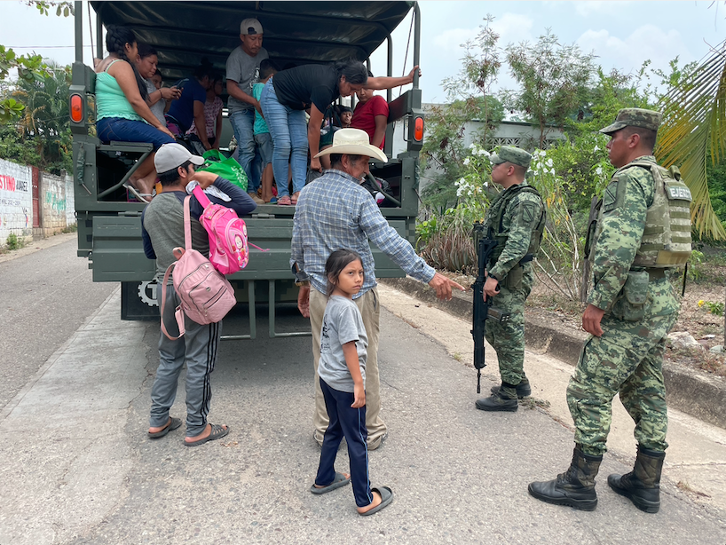 Desplazados, Chiapas