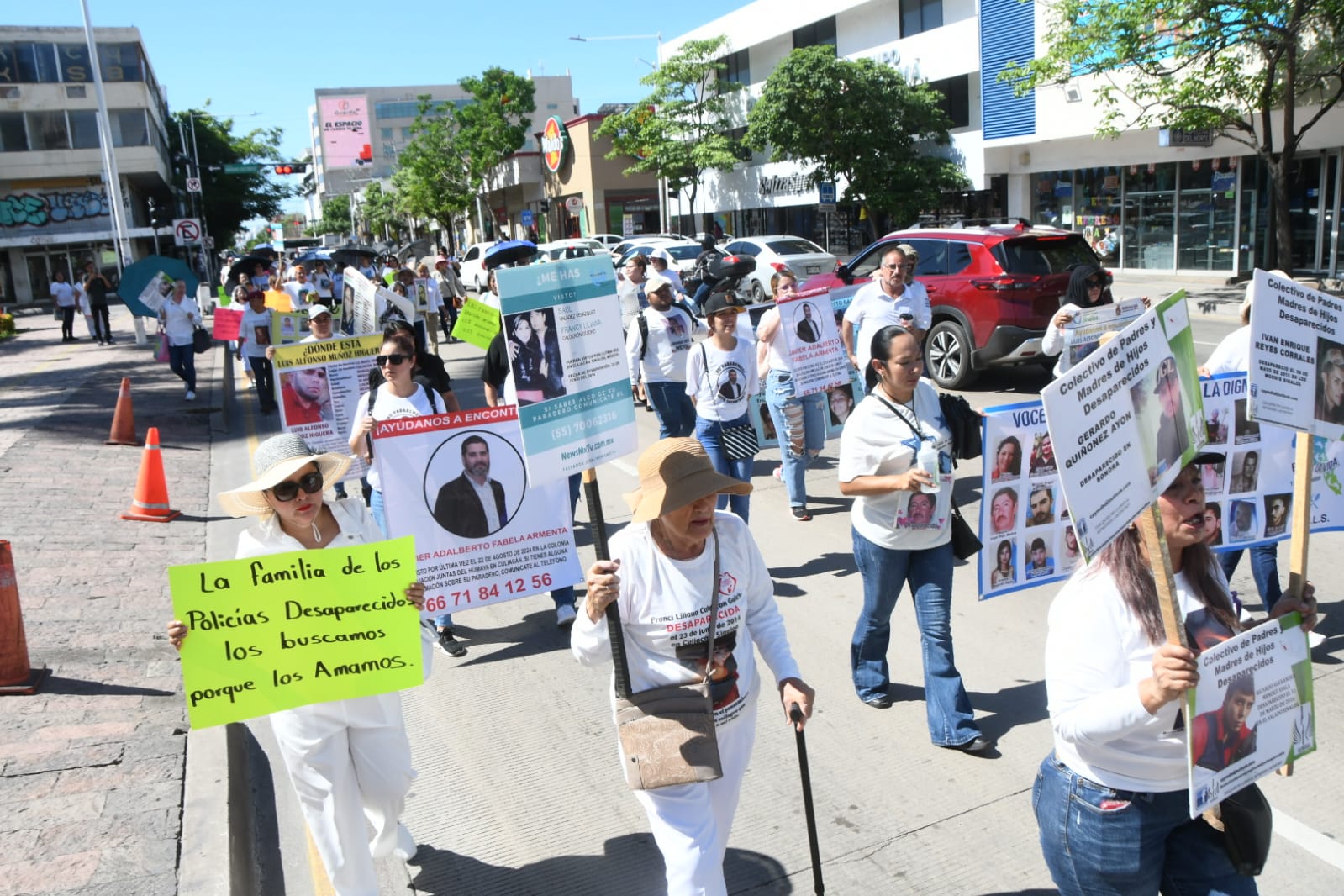 Marcha, desapariciones, desapariciones forzadas, Culiacán, colectivos de búsqueda