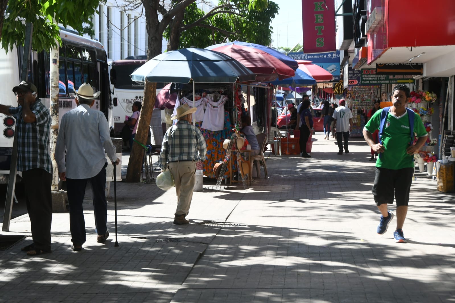 Centro de Culiacán este martes 17 de septiembre.