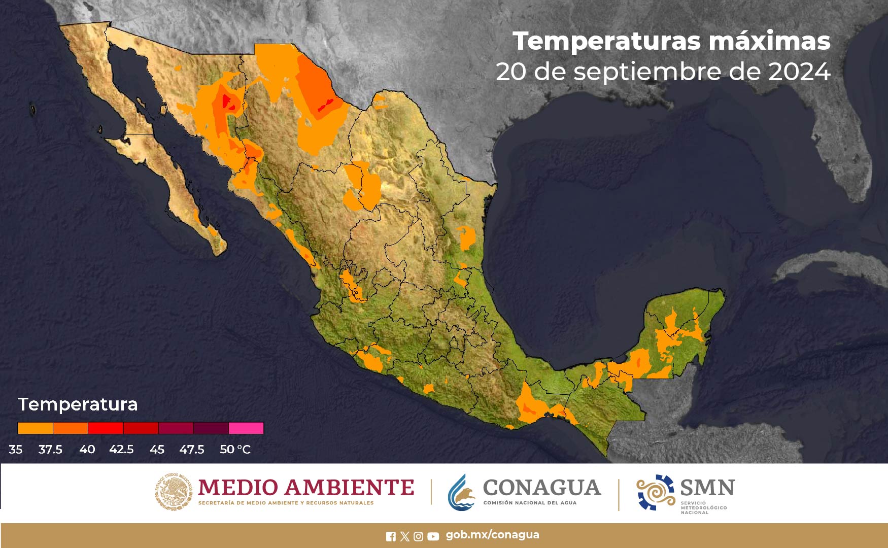 Clima, SMN, Clima Sinaloa, Calor