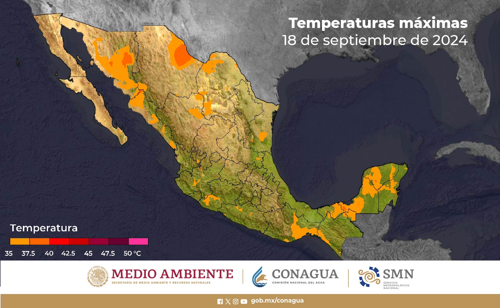Clima, clima Sinaloa, SMN, Servicio Meteorológico Nacional