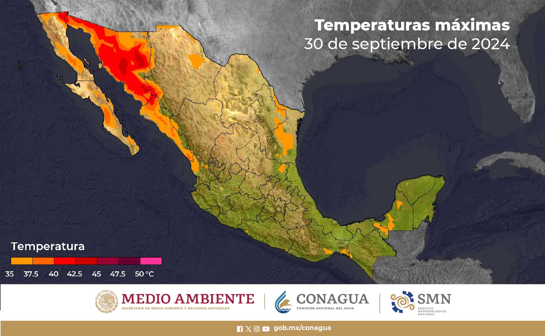 Clima, Clima Sinaloa, Calor, Servicio Meteorológico Nacional, SMN