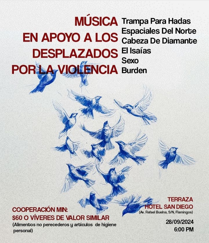 musica en apoyo a los desplazados por la violencia