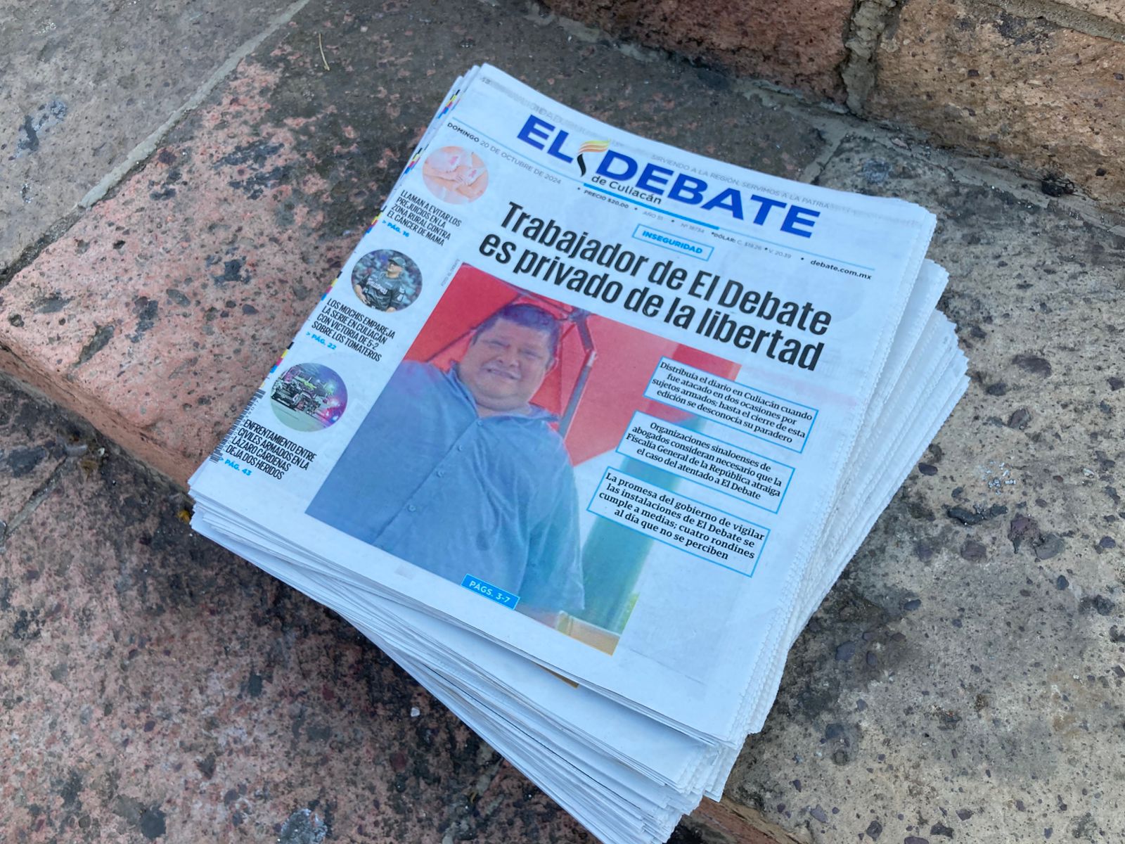 Familia de Sergio Cárdenas, repartidor de El Debate en Culiacán, sigue ...