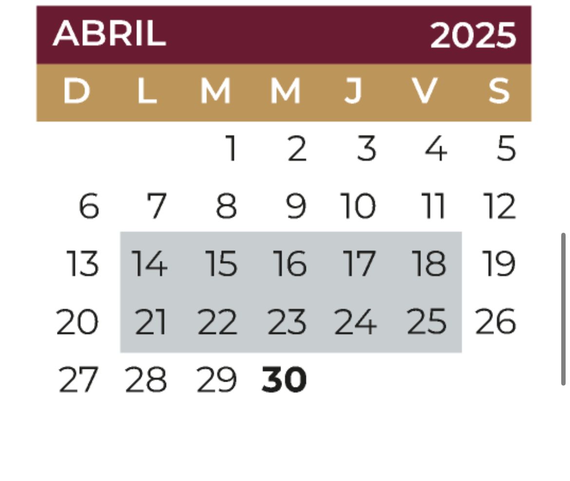 descanso semana santa 2025