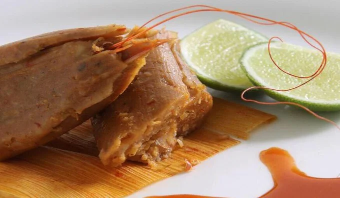 tamales barbones de camaron