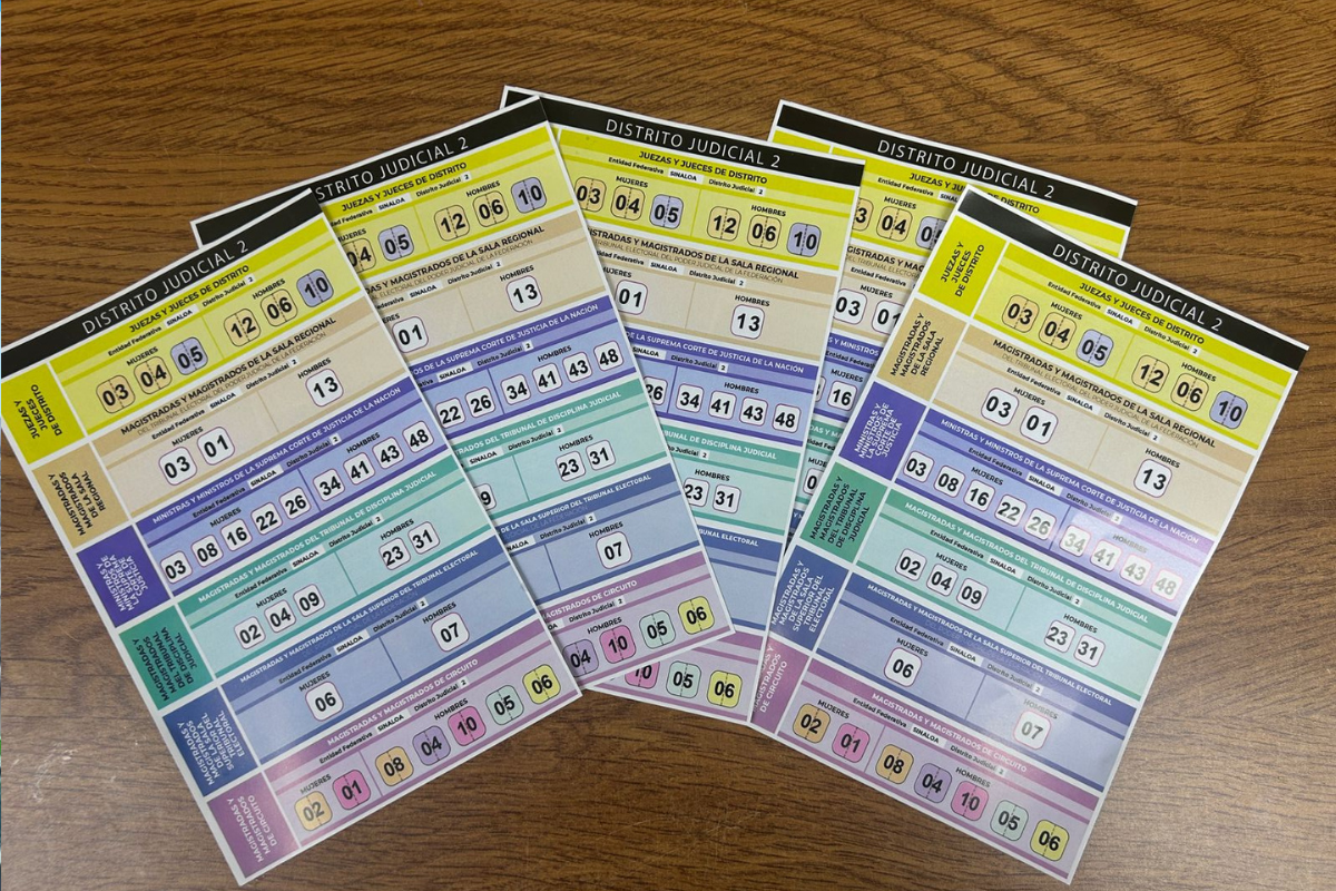 Filtran nombres de candidatos favorecidos por “acordeones” repartidos en oficinas públicas previo a elecciones judiciales; el INE ya se pronunció.
