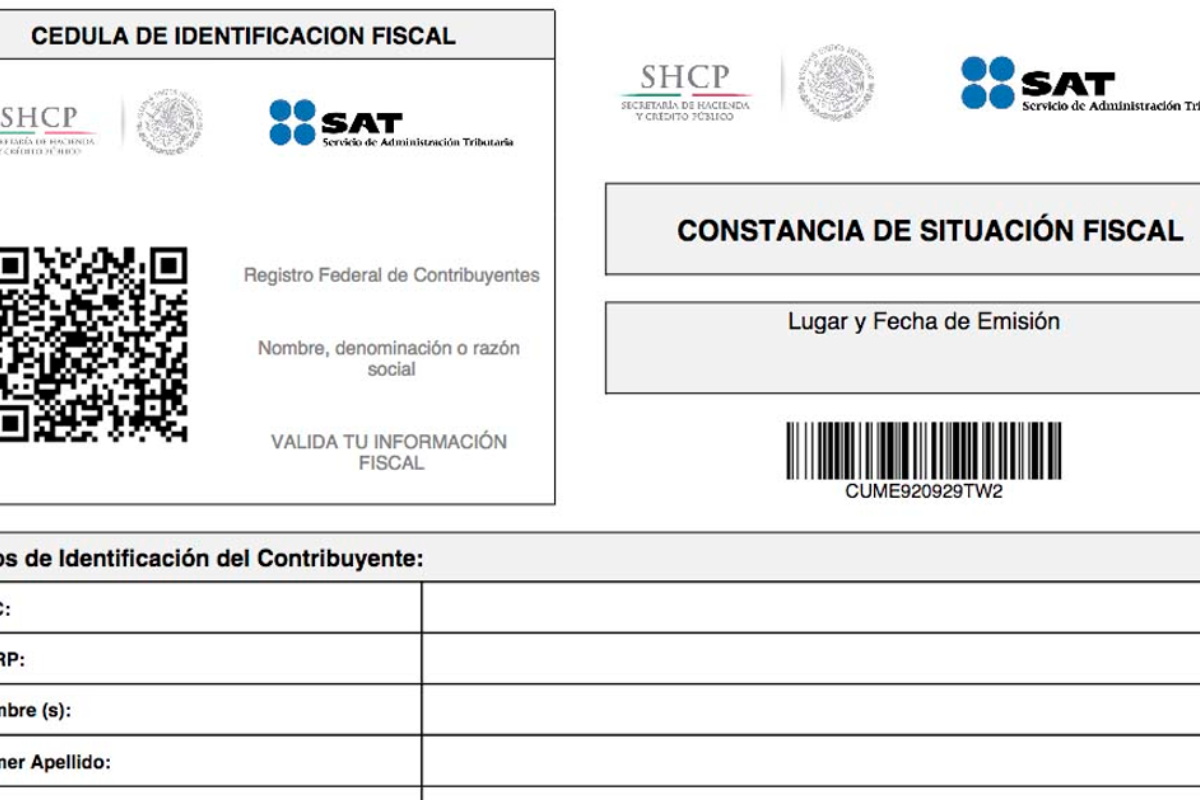 Cómo sacar la constancia de situación fiscal del SAT en línea