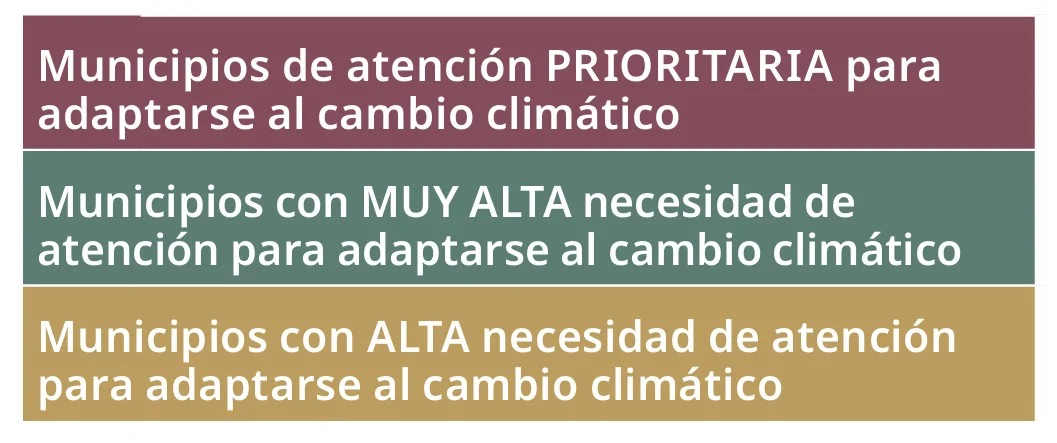 vulnerabilidad municipios adaptacion mexico encc 2025