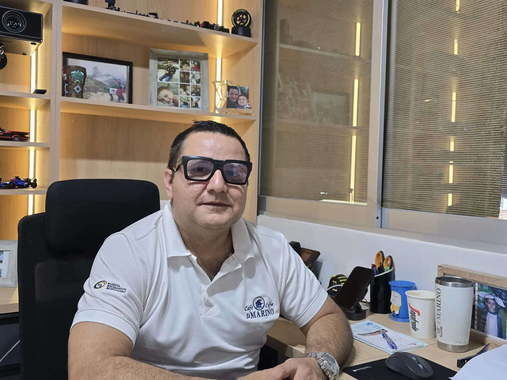 Marlon Hernández de Café el Marino