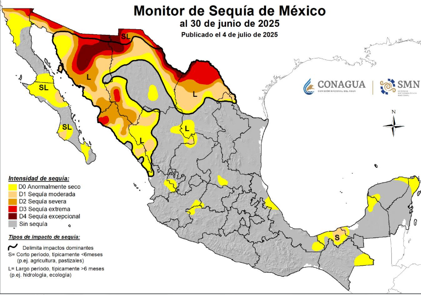 CONAGUA sequía