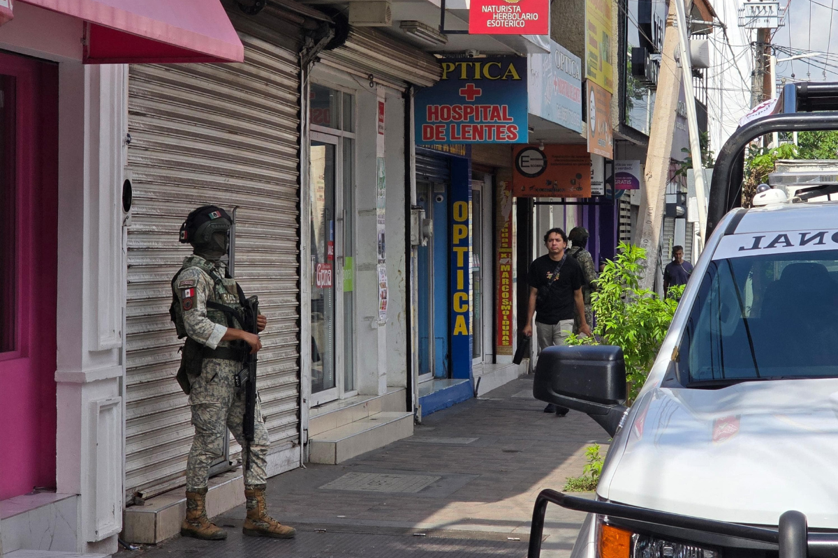 Centro de Culiacán bajo resguardo federal