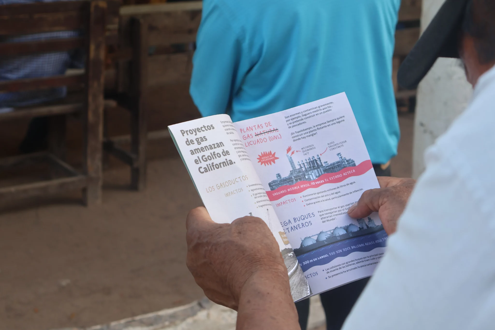 triptico ballenas o gas conexiones climaticas ohuira