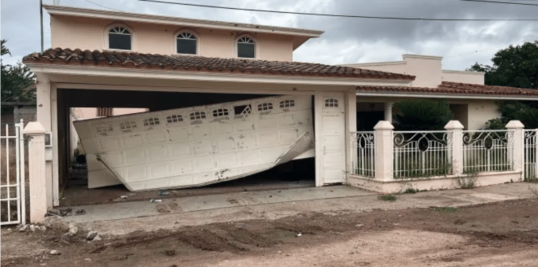Casa baleada, violencia en Culiacán