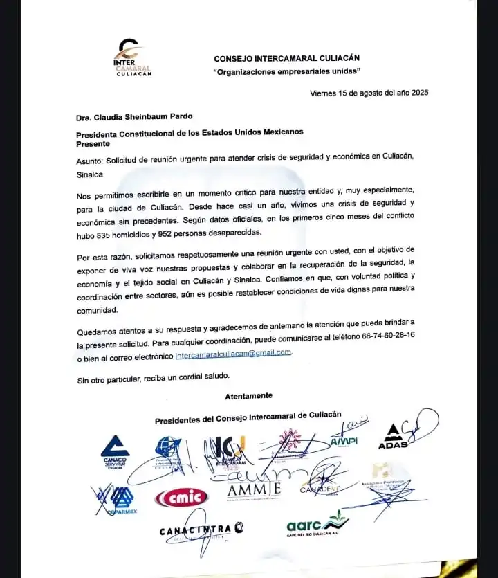 Carta de la intercamaral que Lord Molécula debía entregar.