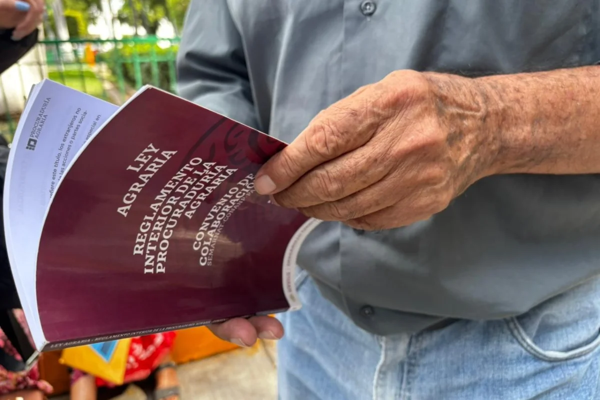 Comunero sostiene la Ley Agraria con el afán de exigir el cumplimiento de lo pactado.