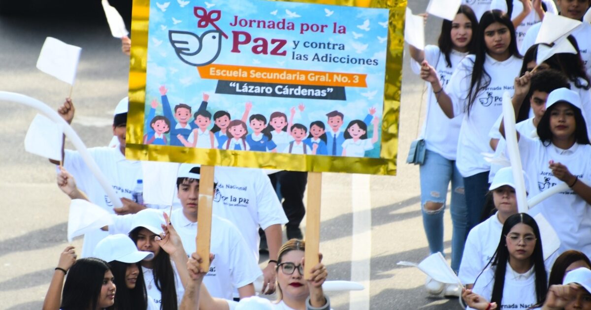 Realizan Jornada Nacional por la Paz y contra las contra las Adicciones ...