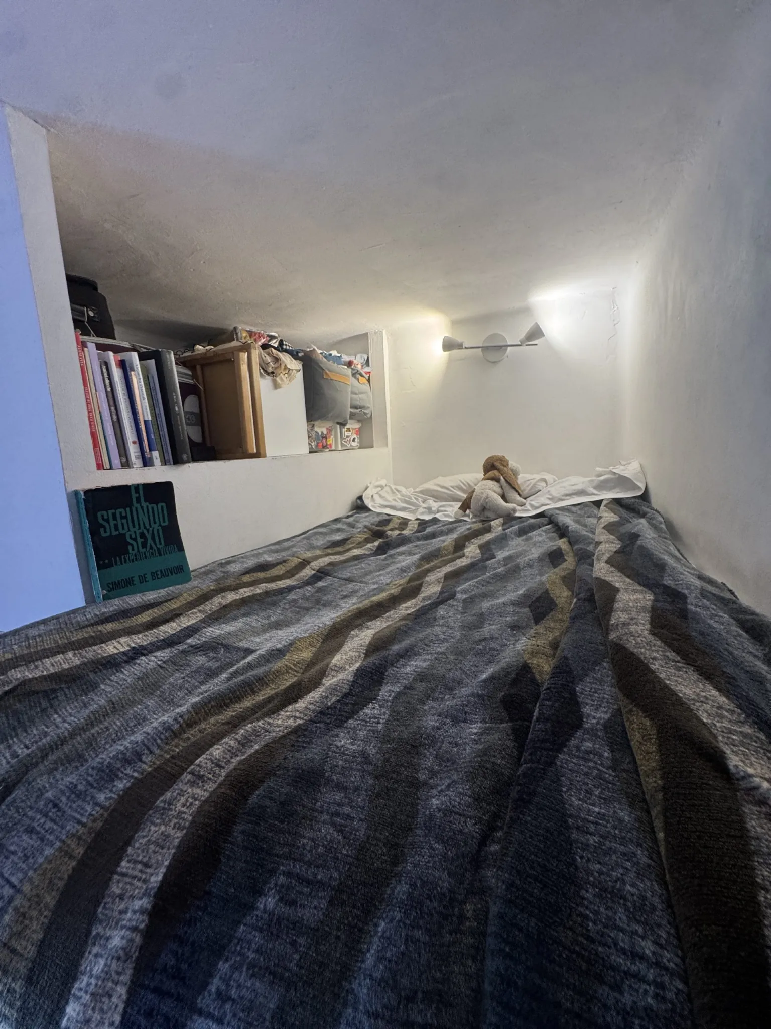 El pequeño pero acogedor rincón de descanso (Foto: Diego Meza).