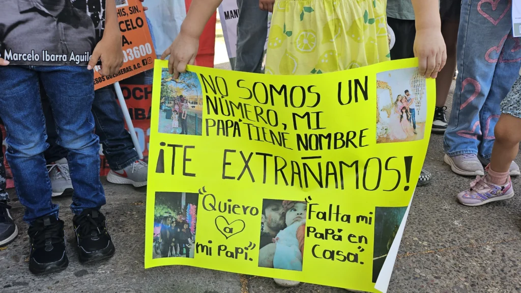 Infancias marchan por sus desaparecidos en Culiacán
