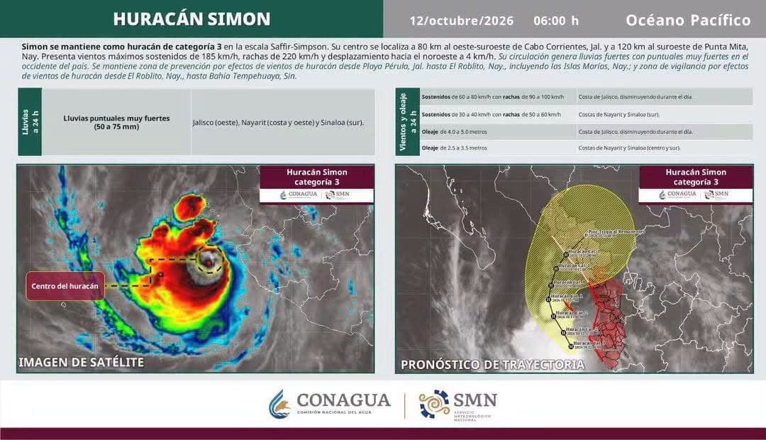 clima-sinaloa-lunes-12-octubre-2026